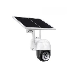 TECHNOVIEW 4G Solar PTZ Camera Outdoor 3MP Fixed Lens, Built-in 12000mAH Capacity Battery, PIR Detection, 128 GB SD Card