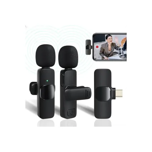Image of TECHNOVIEW Omnidirectional Lavalier Wireless Dual Microphone