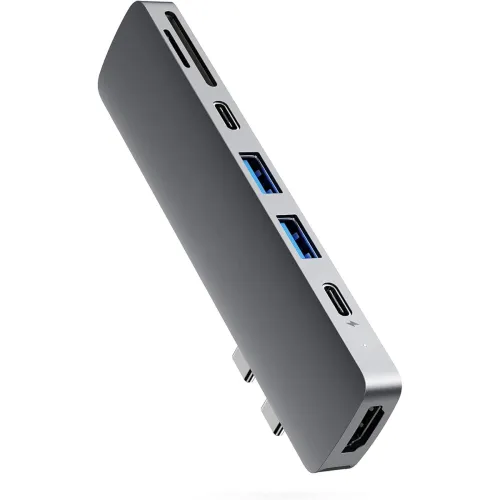 Image of TECHNOVIEW USB C Hub for MacBook, 7-in-2 USB C to C Adapter, Compatible with Thunderbolt 3 Port, 100W Power Delivery