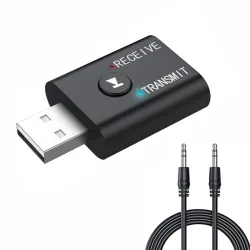 TECHONTO Bluetooth 2-in-1 Audio Transmitter and Receiver