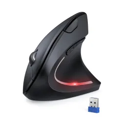 TECKNET 2.4GHz Wireless Vertical Ergonomic Mouse 4800 DPI
