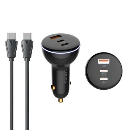 Image of T Teclusive 160W Super Fast USB Car Charger