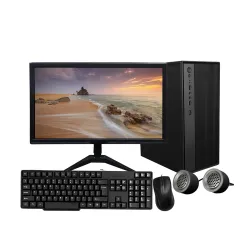 TECNICO Office Desktop Computer Set with 20-inch Monitor