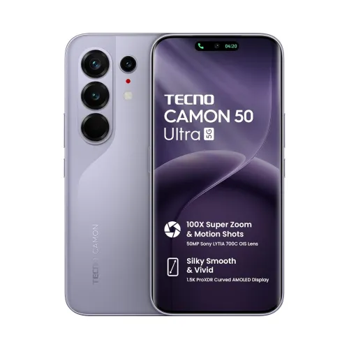 Image of Tecno CAMON 50 Ultra 5G (Misty Purple, 8GB+256GB