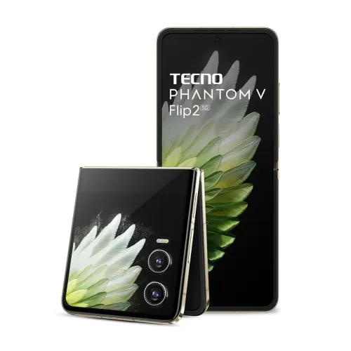 Image of TECNO Phantom V Flip 2 (Travertine Green, 8GB+256GB) |Strongest Flip Ever | 4720mAh with 70W Charger |