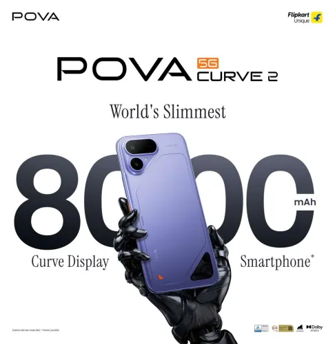 Image of Tecno Pova Curve 2 5G (Melting Silver, 128 GB) (8 GB RAM)