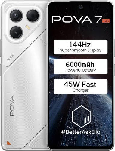 Image of Tecno Pova 7 5G (Magic Silver, 128 GB) (8 GB RAM)