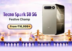 Tecno Spark 50 5G @ ₹16,999 on Flipkart Big Billion Days Sale