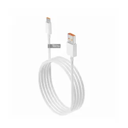 Tecno 33W Flash Charge USB-A to Type-C Cable | Fast Charging & Data Sync | Compatible with Tecno Spark 10, Spark 9, Spark 8, Camon 20, Camon 19, Camon 18, Pova 5, Pova 4, Pova 3 & Other Type...