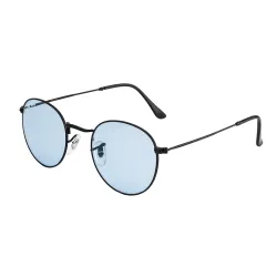 Ted Smith Glass UV Protection Metal Round Sunglasses