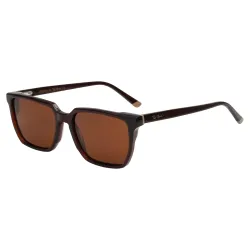 Ted Smith Unisex Brown Sunglasses 