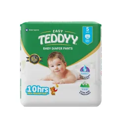 TEDDYY Easy Baby Diaper Pants, Small (4–8 kg) - 78 Count