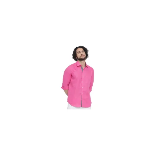 Image of Tee Projekt Cotton Spread Collar Long Sleeve Shirt