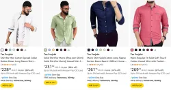Tee Projekt Mens Shirts at minmimum 85% Discount