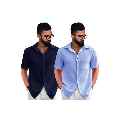 Image of Tee Projekt Men’s Solid Shirts * Pack of 2