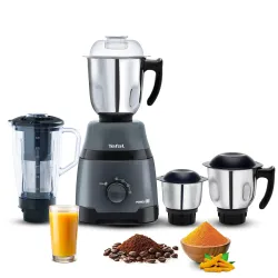 Tefal Grindmax Plus 800W Mixer Grinder, 4 Leak-Proof Heavy Duty Jars & Blender Jar with Fruit Filter, 20,000 RPM Motor, 