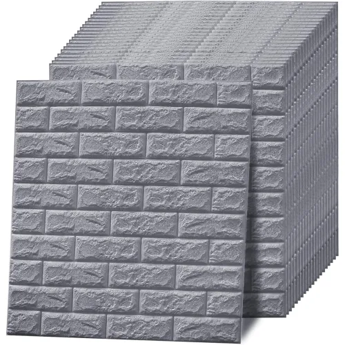 Image of TEKCOOL 3D Waterproof PE Foam Wall Panel 70x77cm