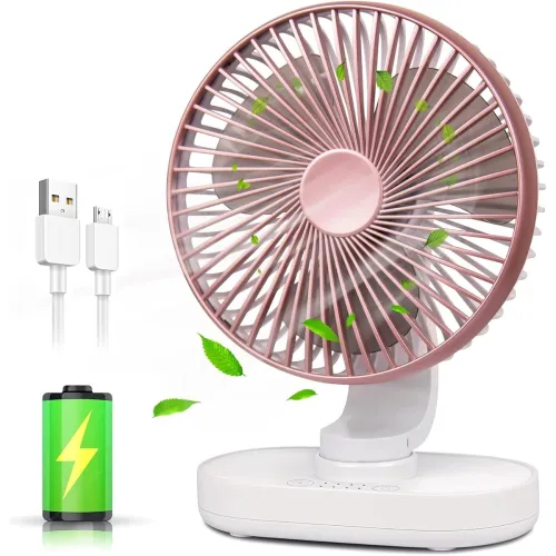 Image of TEKCOOL 4000mAh Portable Desk Fan
