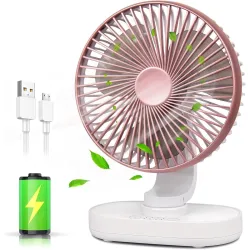 TEKCOOL 4000mAh Portable Desk Fan