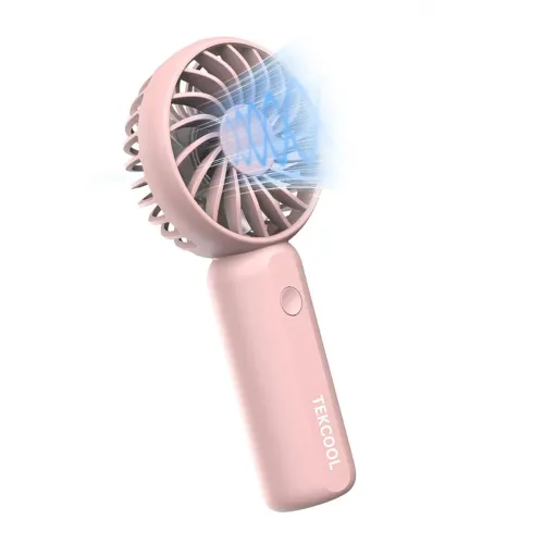 Image of TEKCOOL 5.5 Inch Small Table Fan, 90° Auto Oscillation with 5 Wind Modes