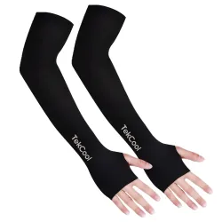 TEKCOOL Arm Sleeves for Men & Women UV Protection Hand Sleeves with Thumb