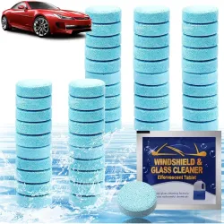 TEKCOOL Concentrated Automotive Glass Wiper Cleaning Tablets (Pack of 50)