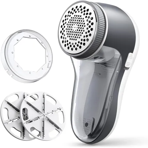 Image of TEKCOOL Electric Fabric Shaver 6-Leaf Blade Lint Remover