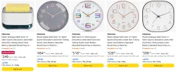 TEKCOOL Wall Clock upto 75% Discount