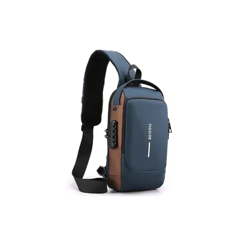 Image of TEKCOOL Waterproof Polyester Slim Unisex Crossbody Sling Bag 