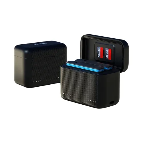 Image of TELESIN Insta360 X4 Battery Charging Box & Hub (Dual Slot)