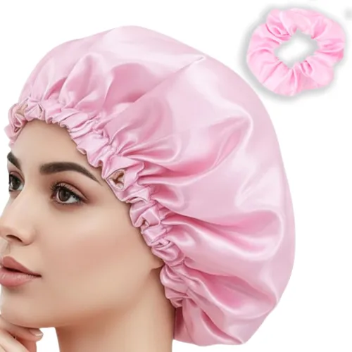 Image of TEMPERIA Satin Silk Hair Bonnet Cap