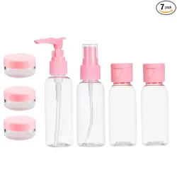 Temperia Travel Bottles Toiletries Set 7pcs