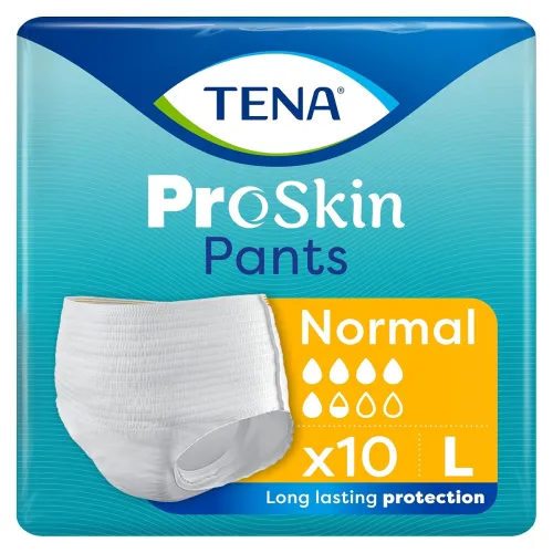 Image of TENA Normal Unisex Adult Diaper Pants Large Size 10 Pcs