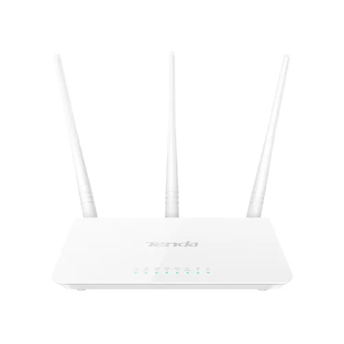 Image of Tenda F3 300Mbps Wi-Fi Router, Easy Setup with 3 * 5dBi High Power External Antennas 