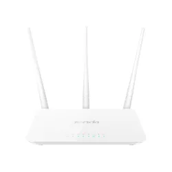 Tenda F3 300Mbps Wi-Fi Router, Easy Setup with 3 * 5dBi High Power External Antennas
