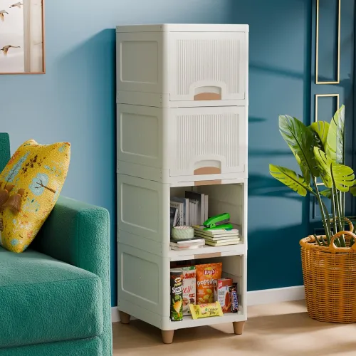 Image of TEX-RO Plastic Wardrobe For Clothes
