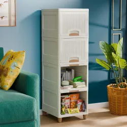 TEX-RO Plastic Wardrobe For Clothes