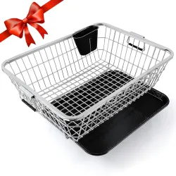TEX-RO Stainless Steel Dish Drying Rack for Kitchen 