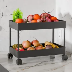 TEX-RO 2-Layer Multipurpose Plastic Storage Rack