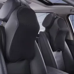 TEXUM Black Memory Foam  (Rectangular, Pack of 1)