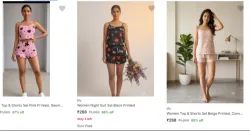 tfv Womens Night Suits at minimum 78% Discount