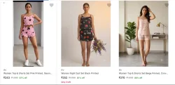 tfv Womens Night Suits at minimum 79% Discount