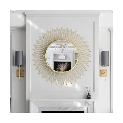 Image of The Arts Box Wood Modern Decorative Mirror