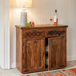 The Attic Ambient Sideboard (Lacquered, Honey)