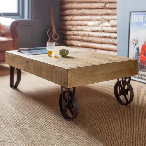 Image of The Attic Montan Solid Wood Centre Table