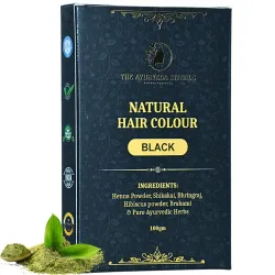 The Ayurveda Rituals - Natural Hair Colour Black For Women & Men -100% Natural