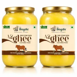 The Bagdis Organic A2 Gir Cow Ghee | Hand-Churned Cultured Bilona Ghee