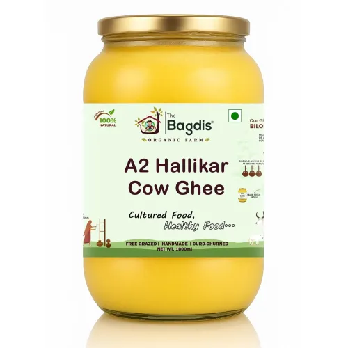 Image of The Bagdi's Organic A2 Hallikar Cow Ghee | Bilona Method | 100% Natural