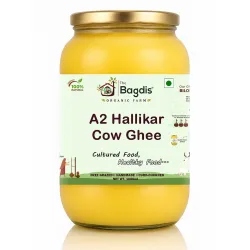 The Bagdis Organic A2 Hallikar Cow Ghee | Bilona Method | 100% Natural