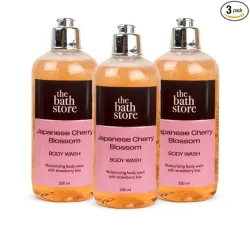 The Bath Store Japanese Cherry Blossom Body Wash, 300ml * Pack of 3